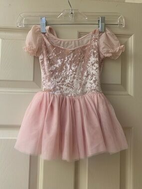 Bloch Pink Velvet & Tulle Ballet Costume
